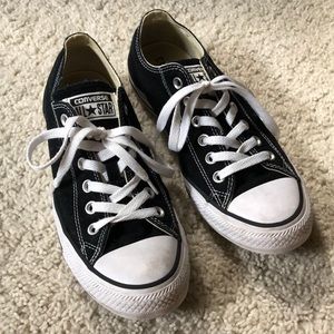 black low all star converse